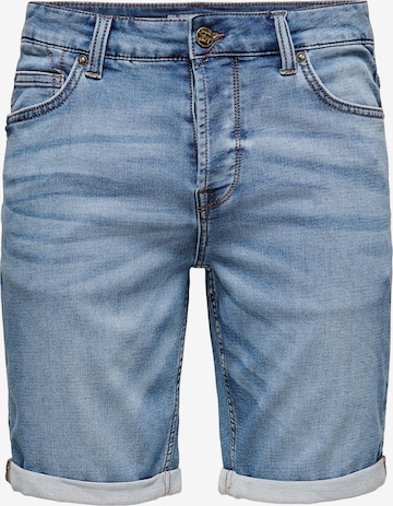 Only & Sons Slimfit Jeans 'Ply Life' in Blauw: voorkant