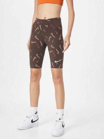 Nike Sportswear Shorts in Braun: front