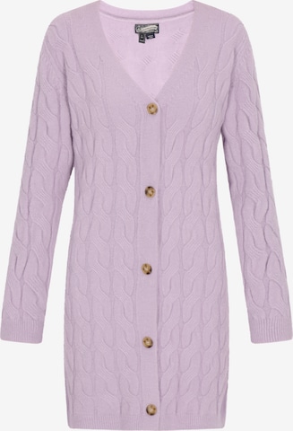 DreiMaster VintageKardigan - ljubičasta boja: prednji dio