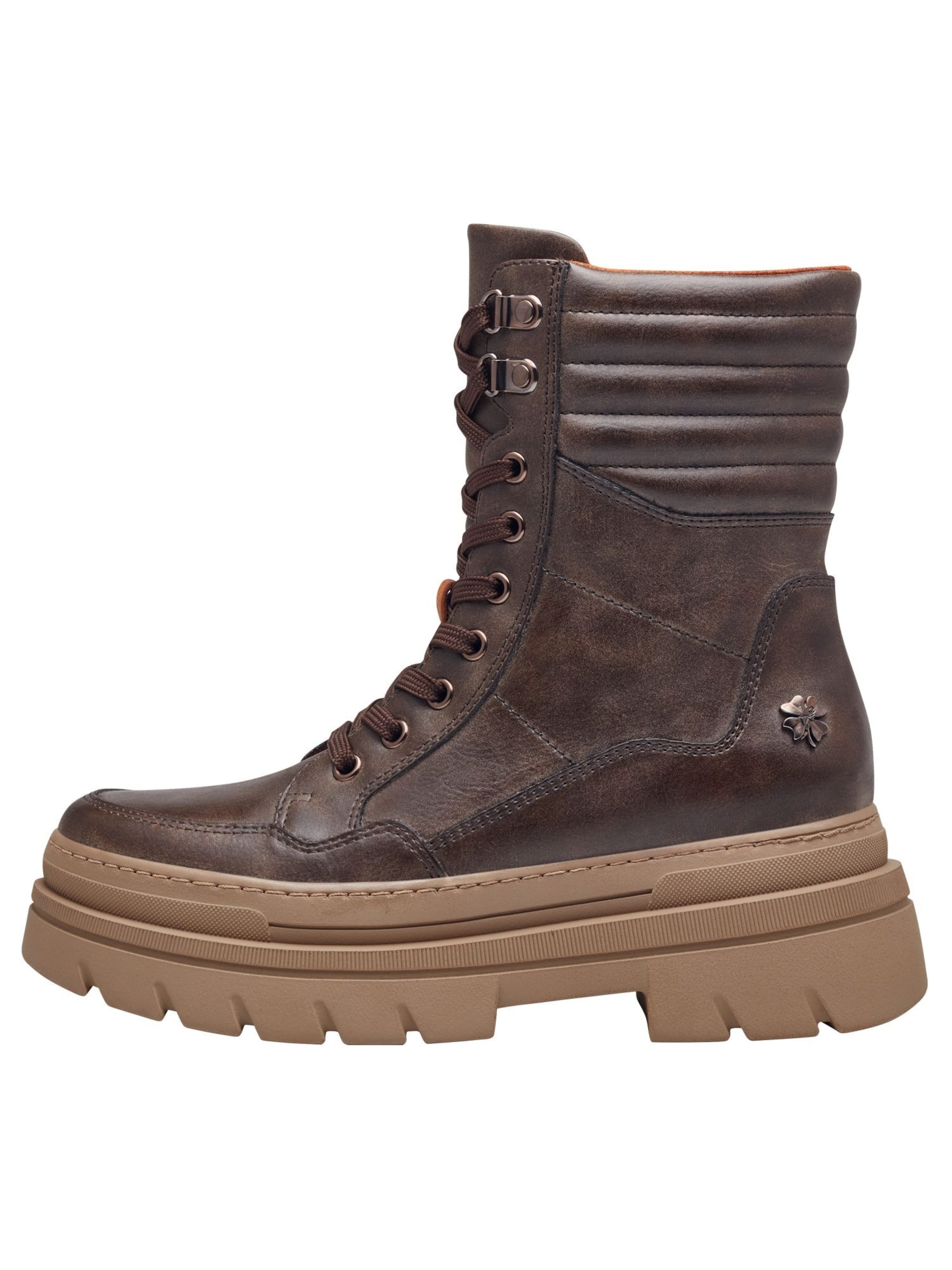 MARCO TOZZI by GUIDO MARIA KRETSCHMER Schnürstiefelette in Braun: Vorderseite