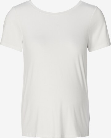 T-shirt Noppies en blanc : devant