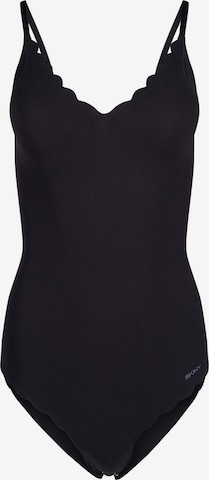 Skiny Shaping Bodysuit in Black: front