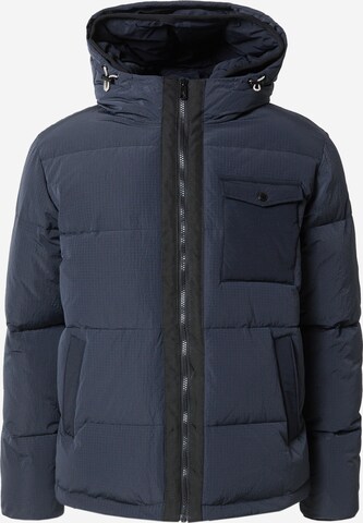 SCOTCH & SODA Winter Jacket in Blue: front