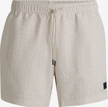 BOSS Badeshorts 'Vibe' in Weiß: Vorderseite