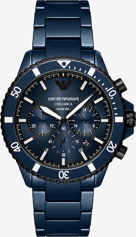 Emporio Armani Analog Watch in Blue: front