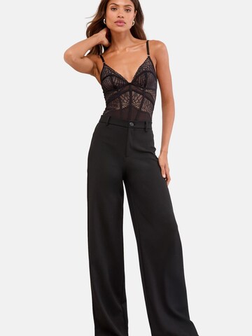 Lipsy Боди-футболка в Черный: спереди