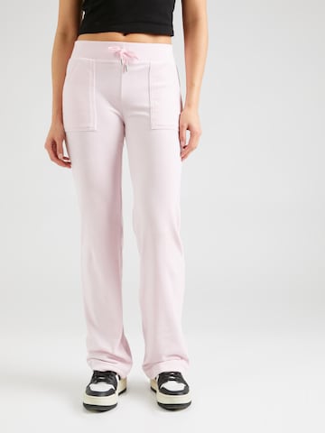 Juicy Couture Regular Hose 'DEL RAY' in Pink: predná strana