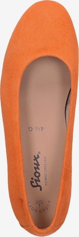 SIOUX Ballet Flats in Orange