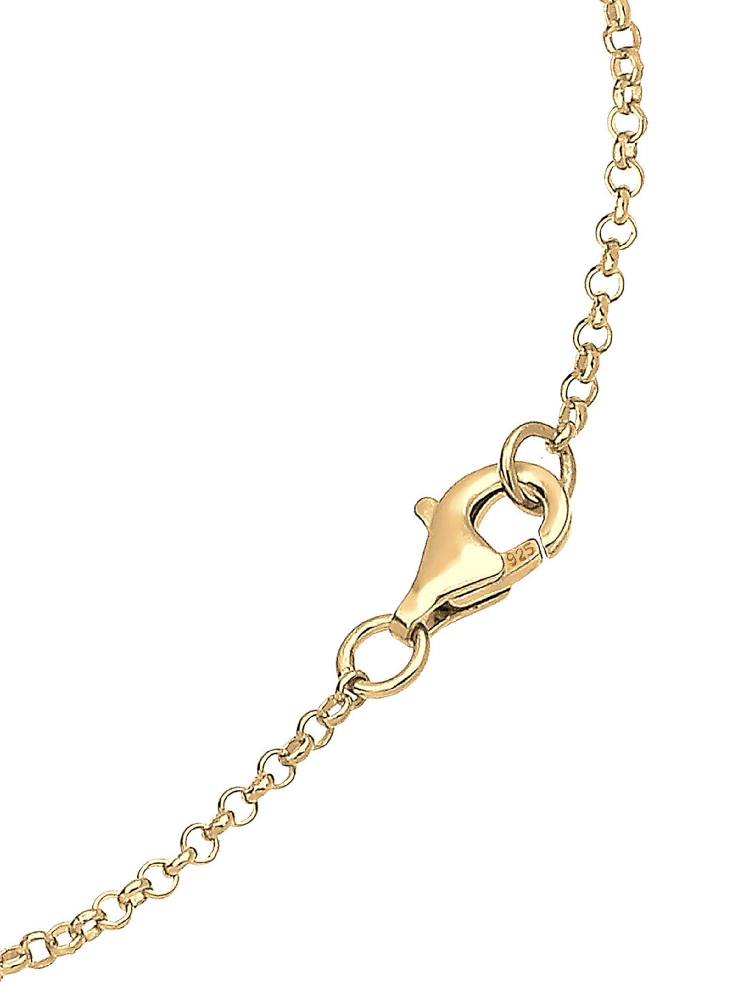 ELLI Náramek 'Kreuz' – zlatá