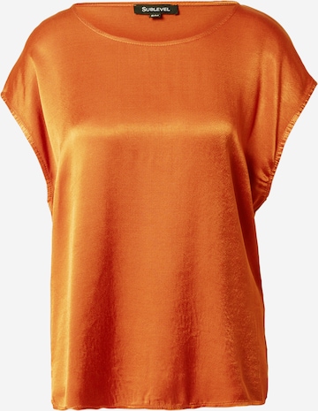 Sublevel Blouse in Oranje: voorkant