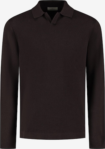 Pull-over 'Kostas' Dstrezzed en marron : devant