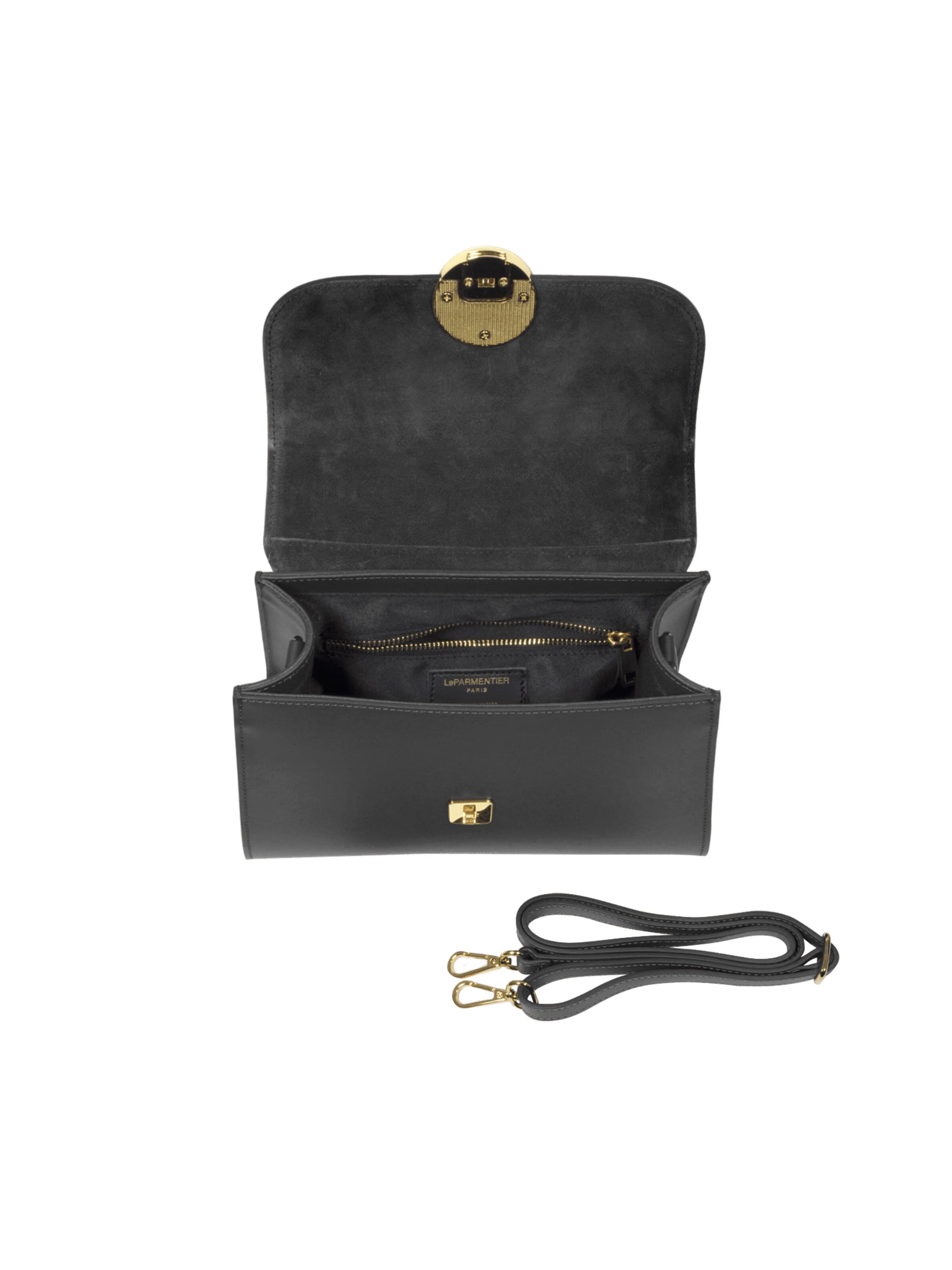 LeParmentier Handbag 'Bombo' in Black