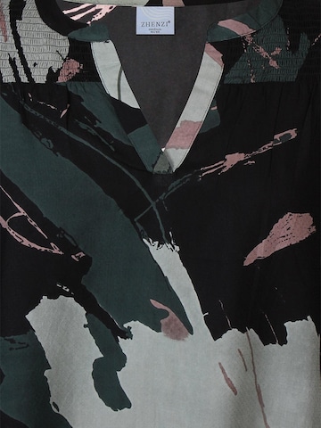 Zhenzi Blouse 'Anity 1205' in Groen