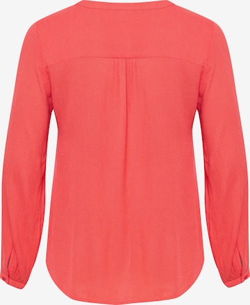 KAFFE CURVE Blouse 'Ami' in Rood