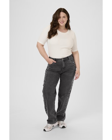 KAFFE CURVE Regular Jeans 'KCpetri' in Grau