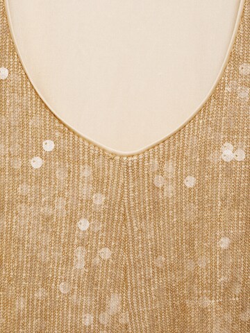 Robe de cocktail 'XGEMINIS' MANGO en beige