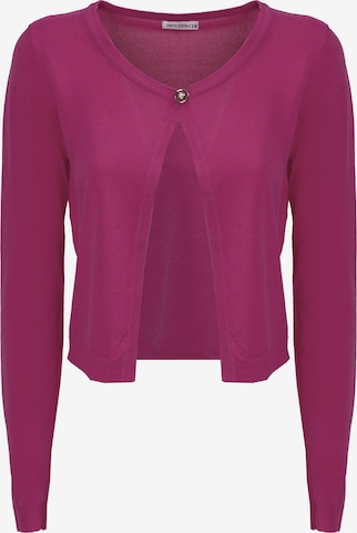 Cardigan Influencer en rose : devant