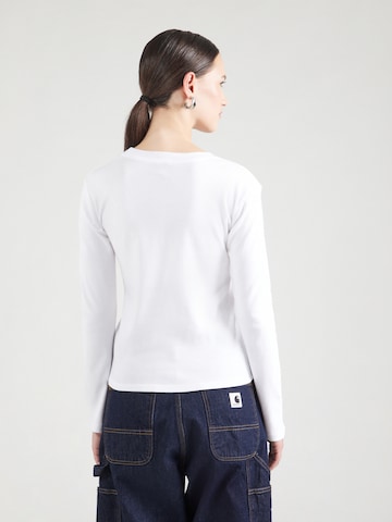 Tricou 'EVERYDAY' de la TOPSHOP pe alb
