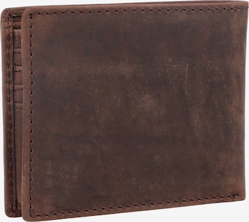 TOM TAILOR Wallet 'Ron' in Brown