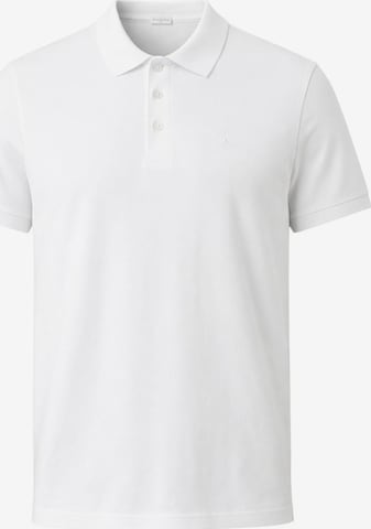 Calvin Klein Shirt 'stretch cotton polo shirt' in White: front