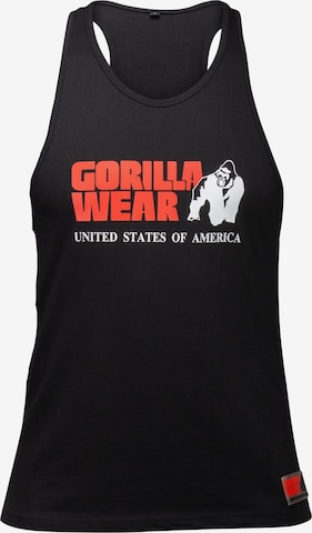 T-Shirt fonctionnel 'Classic' Gorilla Wear en noir : devant