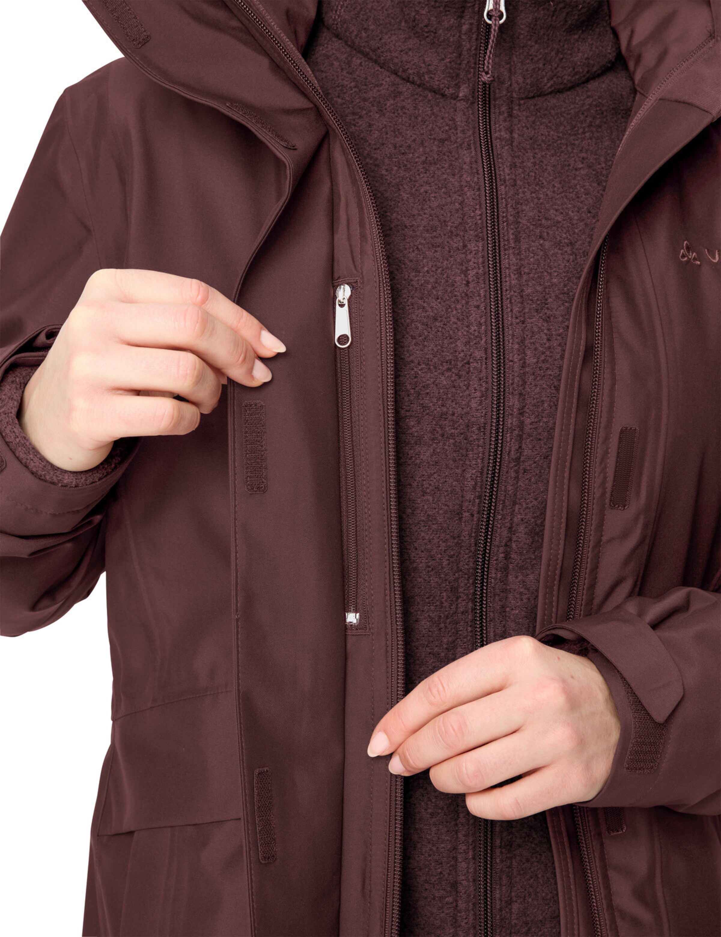 VAUDE Outdoorjacke 'Idris IV' in Rot