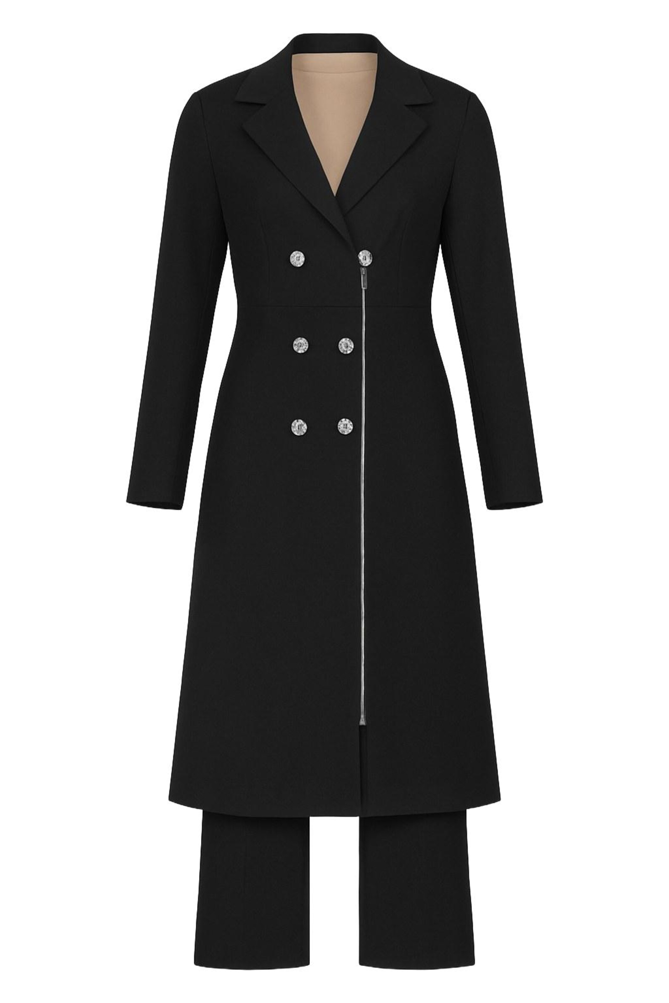 MODAMIHRAM Broekpak in Zwart: voorkant