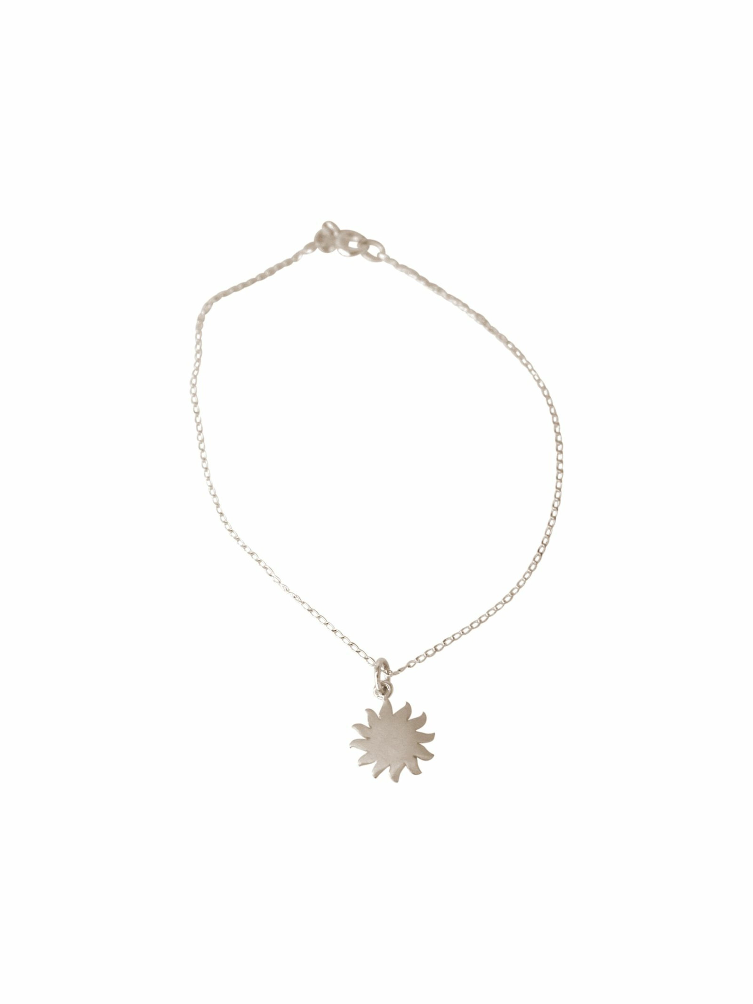 Gemshine Armband 'Sonne Eclipse' in Silber: Vorderseite