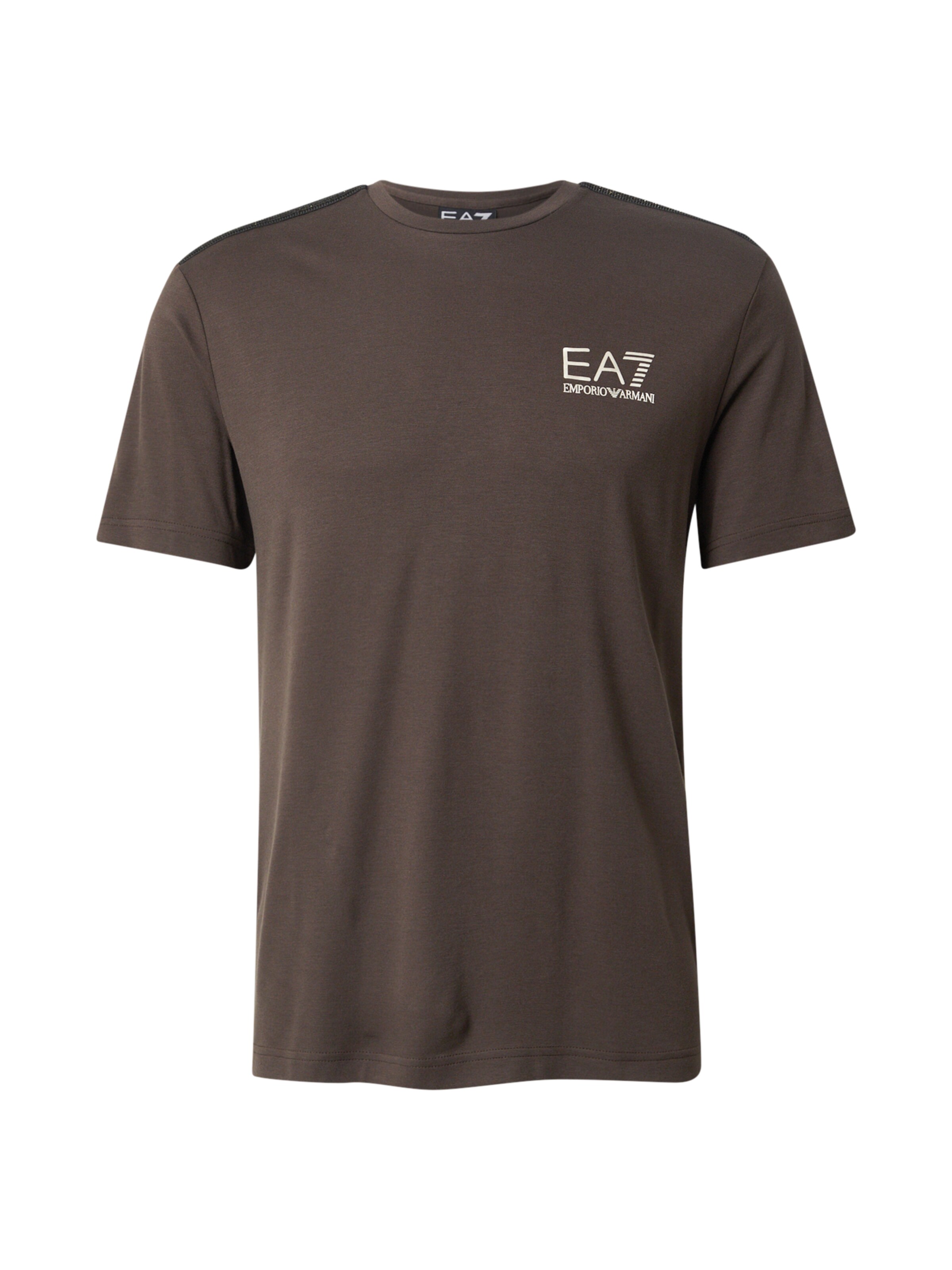 brūns EA7 Emporio Armani T-Krekls: no priekšpuses