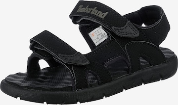 TIMBERLAND Sandals & Slippers in Black: front