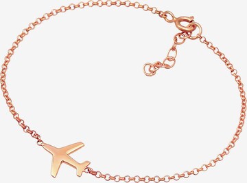 ELLI Bracelet 'Flugzeug' in Gold