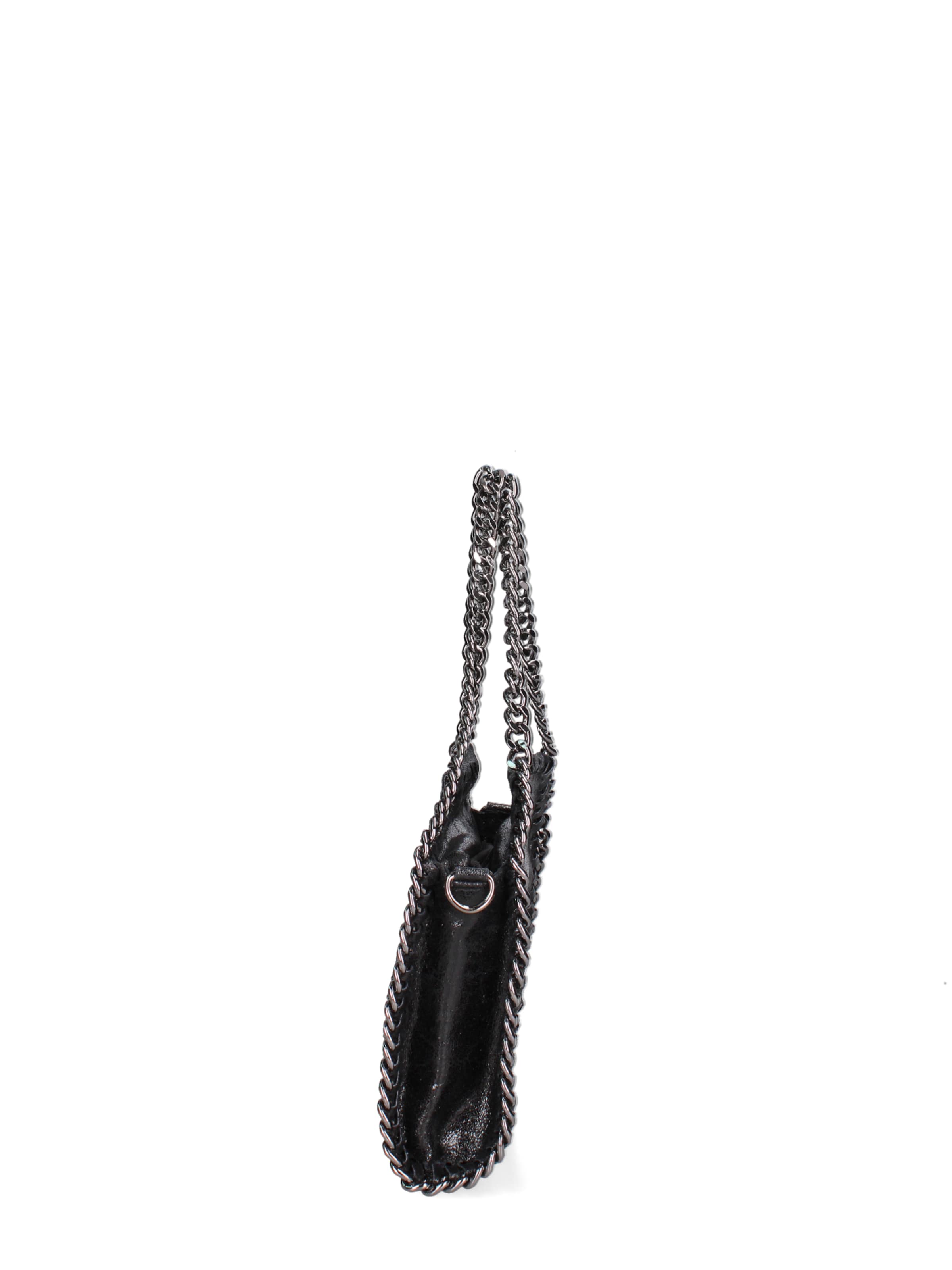 Borsa a mano 'Borsa a mano donna pelle scamosciata stampata con zip - Zefira Chic' di Gave Lux in nero