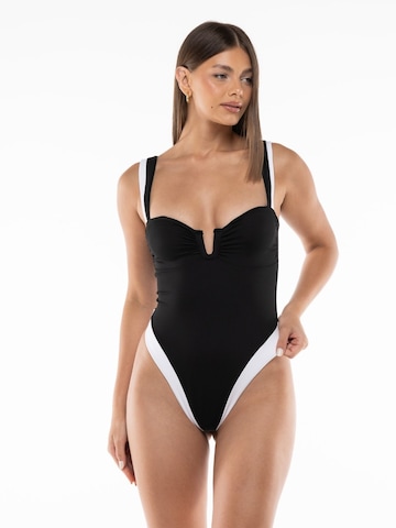 Balconnet Maillot de bain 'Royale One-piece' Acuarela Brand en noir