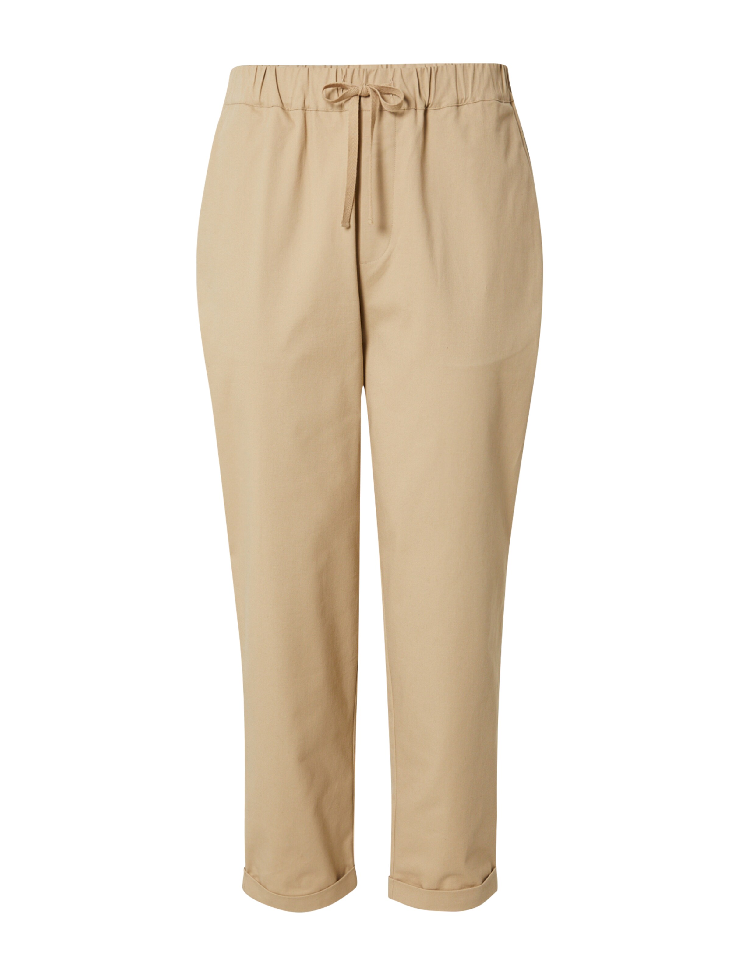 DAN FOX APPAREL Tapered Byxa 'Nicolas' i beige: framsida