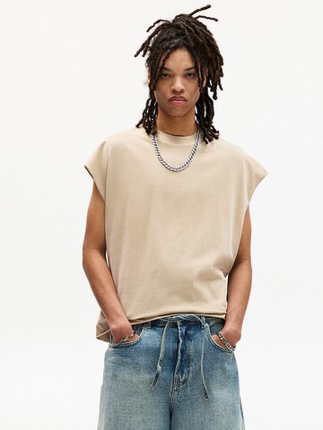 Maglietta 'STWD' di Pull&Bear in beige: frontale