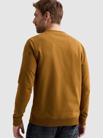 PME Legend Collegepaita 'American Classic sweatshirt with flight pocket' värissä ruskea