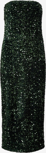 Apricot Kleid in dunkelgrün, Produktansicht