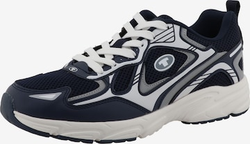 TOM TAILOR - Sapatilhas baixas em azul: frente