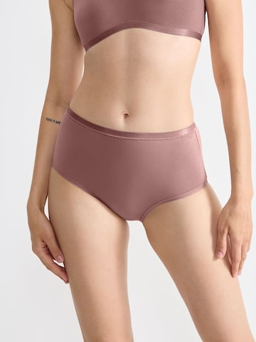 SLOGGI Slip ' GO Daily Cotton Highwaist ' in Bruin: voorkant
