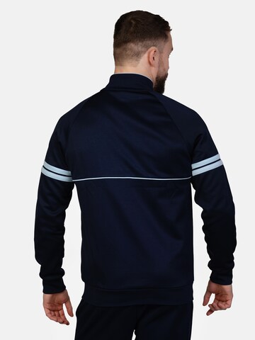 Sergio Tacchini Athletic Zip-Up Hoodie 'Orion' in Blue