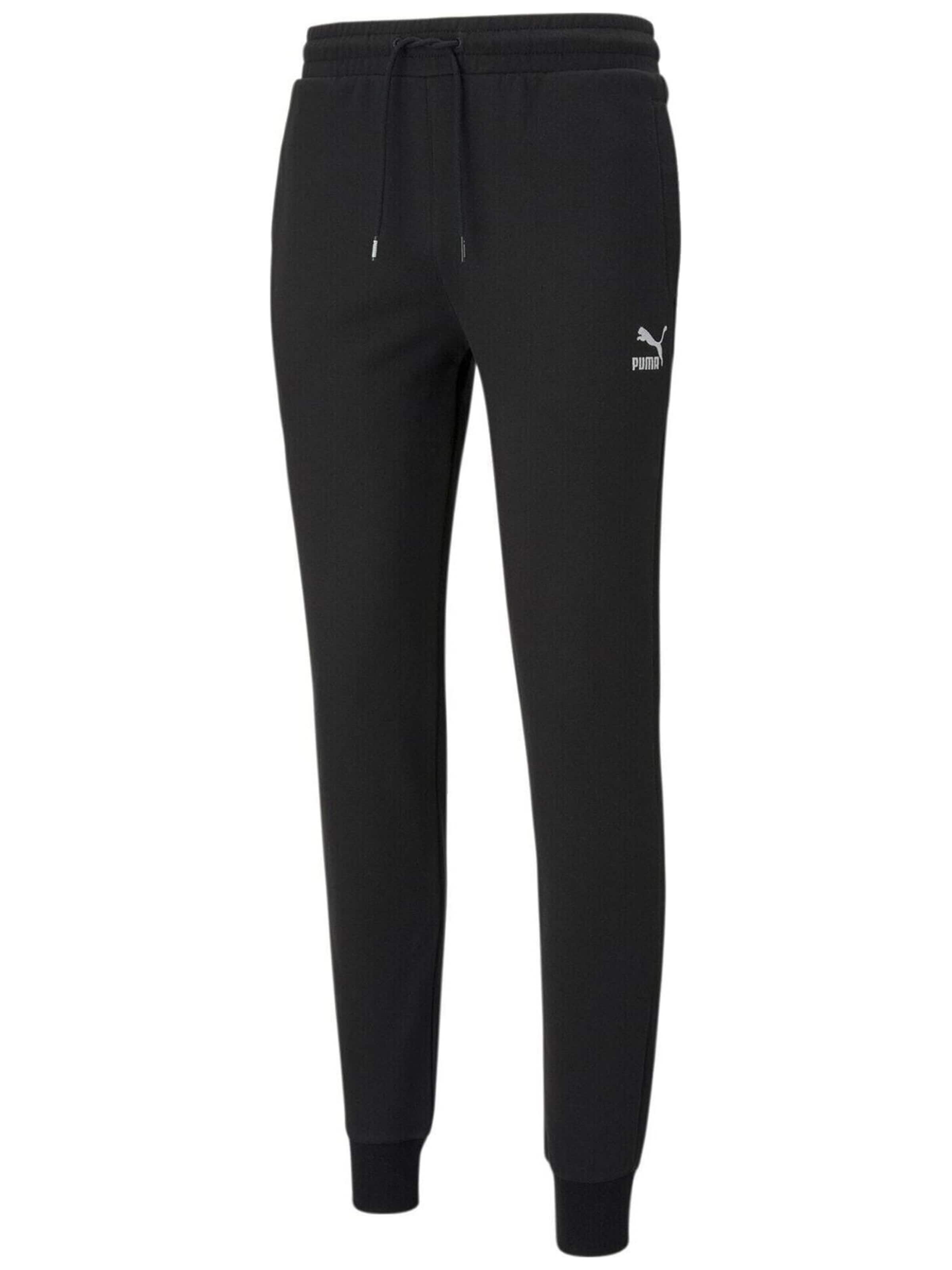 regular Pantaloni sportivi 'Puma Classics Cuffed' di PUMA in nero