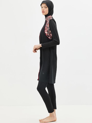 C&City Badeanzugkleid in Schwarz