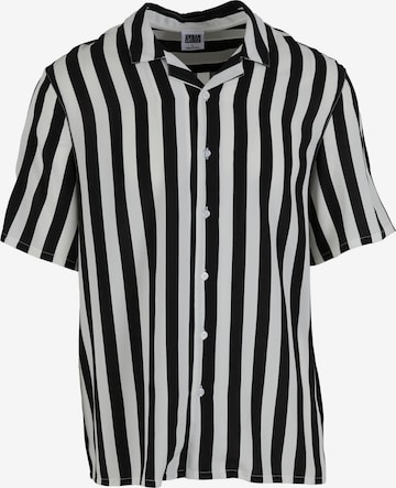 Camicia di Urban Classics in nero: frontale