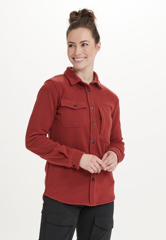 Whistler Athletic Fleece Jacket 'Noelle' in Red: front