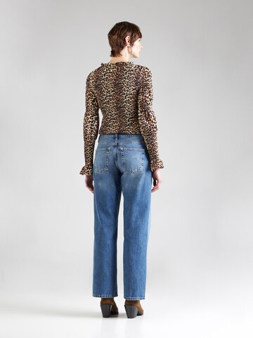 Wide Leg Jean 'Hourglass Ember' TOPSHOP en bleu