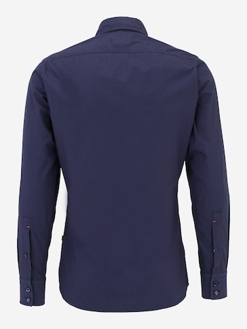BOSS Orange Regular Fit Skjorte 'Relegant 6' i blå