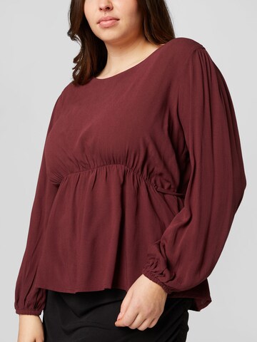 Guido Maria Kretschmer Curvy - Blusa 'Carmina' en rojo