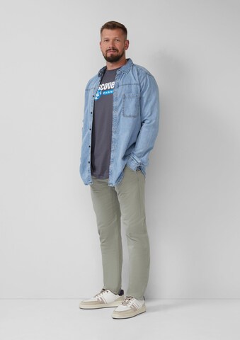 s.Oliver Men Tall Sizes Shirt in Grau