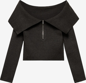 MANGO Sweter 'HARRY' w kolorze szary: przód