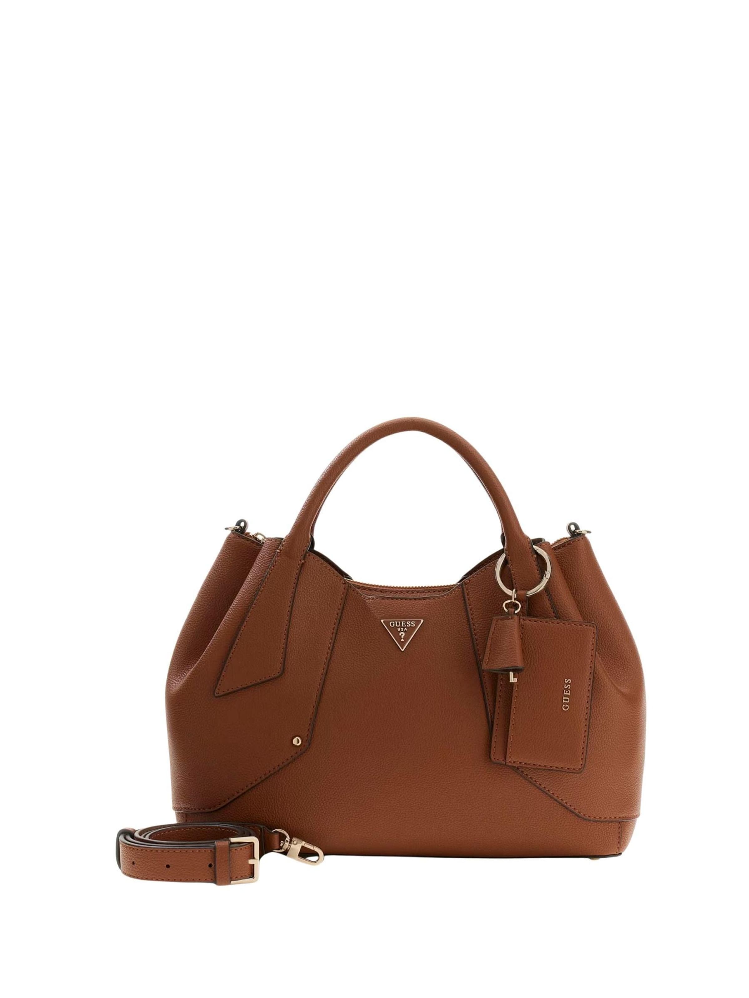 Sac à bandoulière GUESS en marron : devant